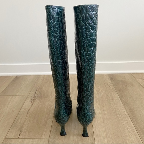 By Far Stevie 42 Boot in Petrol Croc Size 40 - Picture 10 of 16
